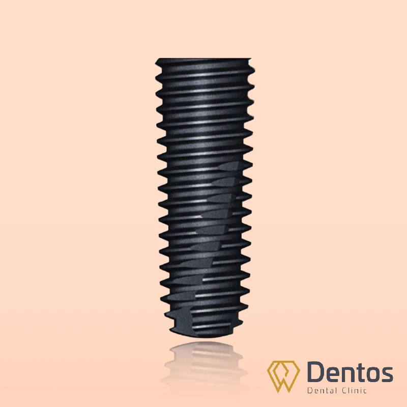 Trụ Implant thường có hình dạng thuôn dần giống đinh vít